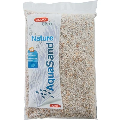 Imagen de Zolux Grava Natural para Acuario de Cuarzo Blanco 1 a 3 mm granulometría kg