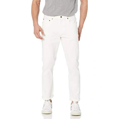 Imagen de Amazon Essentials Vaqueros Ajustados Hombre, Blanco Brillante, 28W / 30L