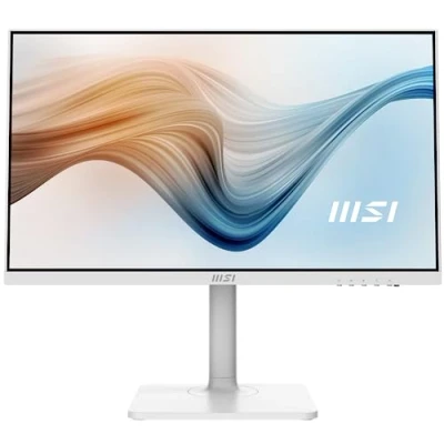 Imagen de MSI Modern MD2412PW Monitor Oficina FHD 24&quot;, IPS 1920 x 1080, 75 Hz, Pantalla Cuidado de la Vista, Preparada HDR, Altavoces, Soporte Ajustable en 4 Direcciones, KVM, DP 1.2a, HDMI 1.4b, USB Tipo C