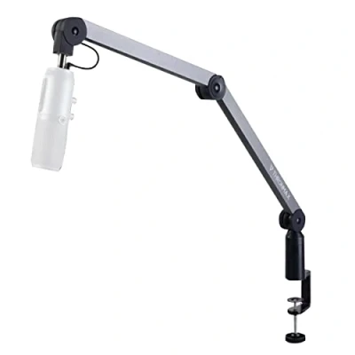 Imagen de THRONMAX Caster Boom Stand (S1) USB Version Desk C Clamp, Internal Spring Design and Hidden Cable Management, Dark Grey