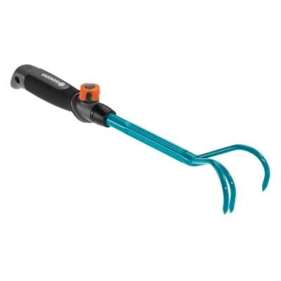 Imagen de GARDENA Combisystem 8921 20 Extirpador pequeño, aireador de 3 púas para mullir y airear la tierra, mango ergonómico, protección anticorrosión, ancho trabajo 7 cm, Multicolor, 40.7 x 7.2 8.2 cm