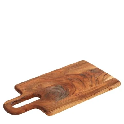 Imagen de Zassenhaus Bandeja de Madera Acacia con asa Desayuno Decorativa Tableta para vajilla Dura cultivada Forma sostenible 38 x 20 1,5 cm