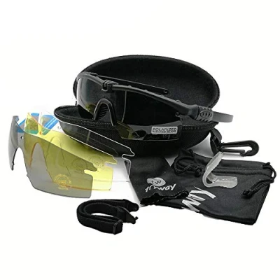 Imagen de Gafas protectoras tácticas profesionales BALLISTIC M 3.0 Military Strike UV400 Army de disparo airsoft deportes al aire libre polarizadas senderismo ciclismo Paintball, negro