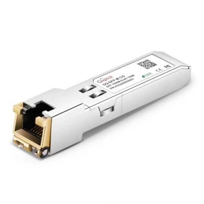Imagen de GIQITCK 1000BASE T Gigabit SFP a RJ45 Transceiver, 1G to Conector Mini Módulo GBIC para Cisco GLC T/SFP GE T, Ubiquiti UF 1G, D Link, Supermicro, Netgear, Zyxel, hasta 100 Metros