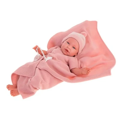 Imagen de Muñecas Antonio Juan Primer Reborn Daniella con toquilla, Multicolor (8155)