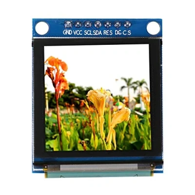 Imagen de DollaTek Módulo de Pantalla OLED I2C IIC SPI Serie 128x128 Color 1.5 Pulgadas para Arduino