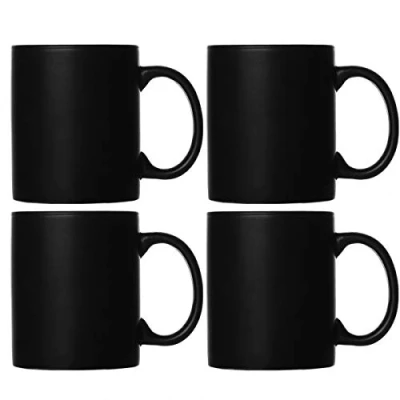 Imagen de Smilatte M010 Tazas de café (porcelana mate, 320 ml, con Hanlde para té capuchino (4 unidades)