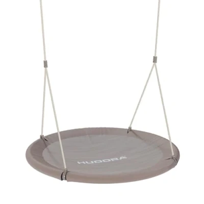 Imagen de HUDORA Columpio de Nido Lounge Ajustable en Altura diámetro 90/110 cm para hasta 150 kg Colgante con Asiento Cerrado Familiar Uso Interiores y Exteriores