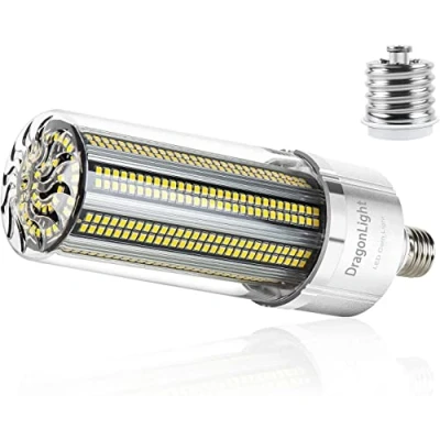 Imagen de Bombilla LED de maíz súper brillante 100W (equivalente a 700 vatios) Lámpara base grande E27/E40 Luz diurna 5000K 12,000 lúmenes para iluminación bahía alta gran área