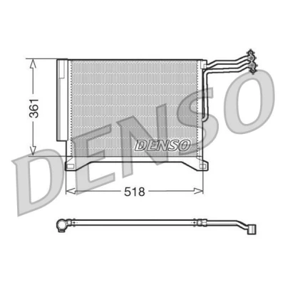 Imagen de DENSO DCN05100 Condensador con secador 518x361x16 R 134 a 518 MINI: Hatchback