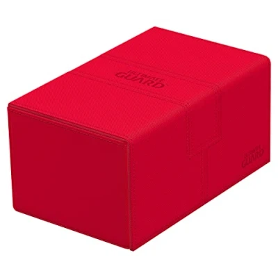 Imagen de Ultimate Guard UGD011236 Twin Flip`n`Tray 160+ XenoSkin Monocolor Rojo caja para tarjetas
