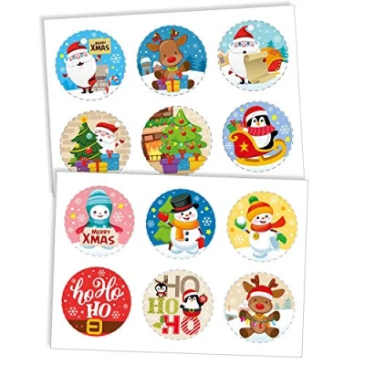 Imagen de Dekora 12 Mini Discos Comestibles de Navidad para Cupcakes, Muffins o Galletas 5,8 cm