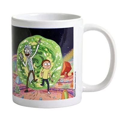 Imagen de Pyramid International Rick &amp; Morty Portal Ceramic Mug Taza, Multicolor, 7.9 x 11.00 9.3 cm