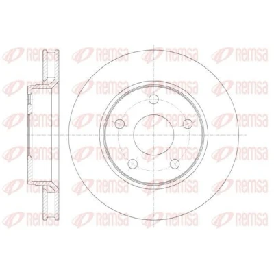 Imagen de REMSA Disco de freno JEEP: WRANGLER 3 Eje delantero 302mm 28mm 5 ventilado 61367.10 52060137AB,BDM759420,DCA6136710 Discos freno,