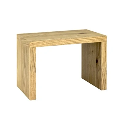 Imagen de HAKU Möbel Mesa auxiliar roble, Chapa de madera auténtica, panel alveolar Dim.: AN 50 cm x AL 35 P 30 cm, Estilo: Moderno