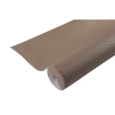 Imagen de Pro Nappe Ref 800650I 16 x Mantel desechable en Papel Gofrado único, estético y Profundo Rollo 6 M de Largo 1,20 Ancho Color Taupe Fabricado Francia