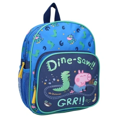 Imagen de Mochila Peppa Pig Play With George, Azul 3, One Size, Classic