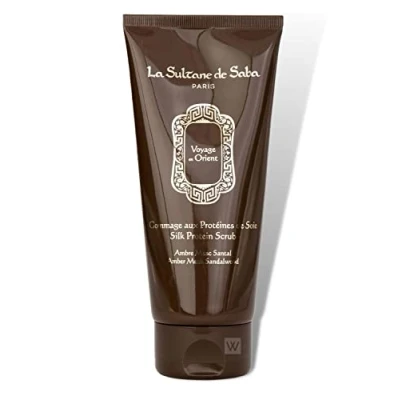 Imagen de La Sultane de Saba Exfoliante para el cuerpo Seda sándalo ámbar almizcle, 200ml Viajar en oriente