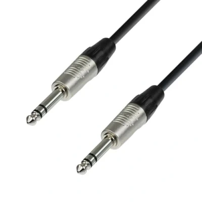 Imagen de Adam Hall Cables 4 STAR BVV 0300 Latiguillo de cable REAN Jack 6,3 mm estéreo a 3 m
