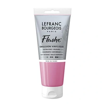 Imagen de Lefranc Bourgeois vinilo Pintura Acrílica, extra fina color de para artistas, Parmarosa, 80ml Tube Vinylfarbe