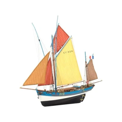 Imagen de Artesanía Latina Maqueta de Barco en Madera Pesca Atunero Francés, Marie Jeanne Modelo 22175, Escala 1:50 Maquetas para Montar Nivel Medio