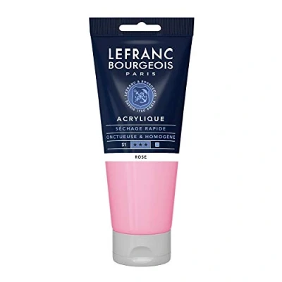 Imagen de Lefranc Bourgeois Acrílico Fine, Rosa, 200 ml,