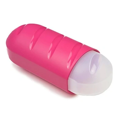 Imagen de Tatay Porta Bocadillos y Alimentos, Extensible, Libre de BPA, Reutilizables, Apto Lavavajillas Microondas, Congelacion hasta 40º, 1 Unidad, Color Rosa, Medidas 7,7 x 6,7 18 25 cm