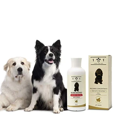 Imagen de Bálsamo Concentrado Natural, 250 ml para Perros y Gatos Suaviza el Pelaje facilita Peinado Apto Todo Tipo de Pelo, Linea 101