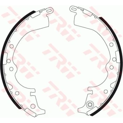 Imagen de TRW GS7333 Zapatas de Freno 254 51,5 TOYOTA: HILUX 3 Pick up, 6 up