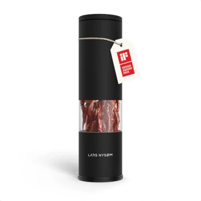 Imagen de LARS NYSØM Molinillo de Chili con Cuchilla Acero Inoxidable I Cortador Premium Especias Diseño (Carbon Black)