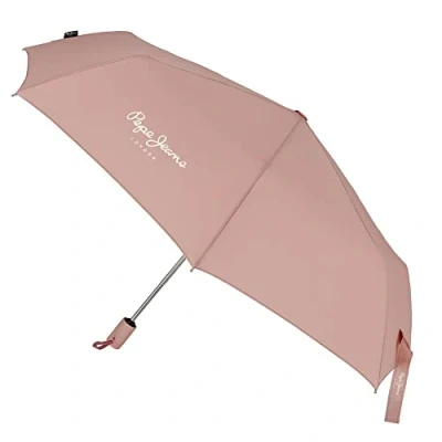 Imagen de Pepe Jeans Macy Paraguas Rosa Poliéster con bastón de aluminio