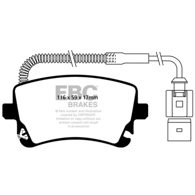 Imagen de Juego de pastillas EBC Brakes DP41470R