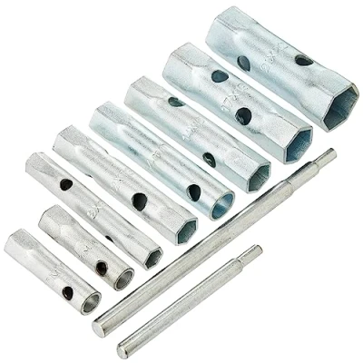 Imagen de Silverline Tools 571532 Llaves de tubo métricas, 8 pzas (8 22 mm)