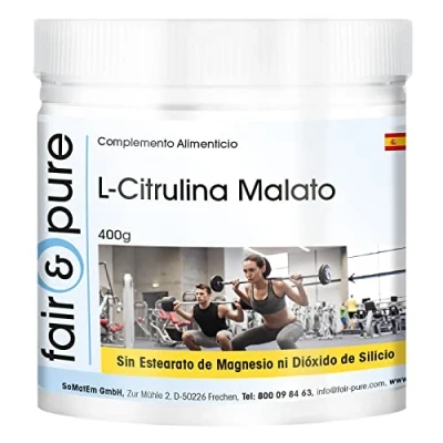 Imagen de Fair &amp; Pure® L Citrulina en polvo Malato Sustancia pura Sin aditivos azúcar añadido Neutra 400g