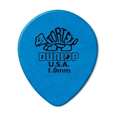 Imagen de JIM DUNLOP Púas Tortex Teardrop, Saco de 72, Azul, 1mm