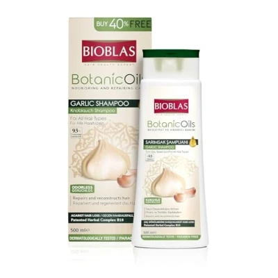Imagen de Champú de ajo 500 ml Bioblas, Inodoro, Anticaída del cabello Mujeres y Hombres
