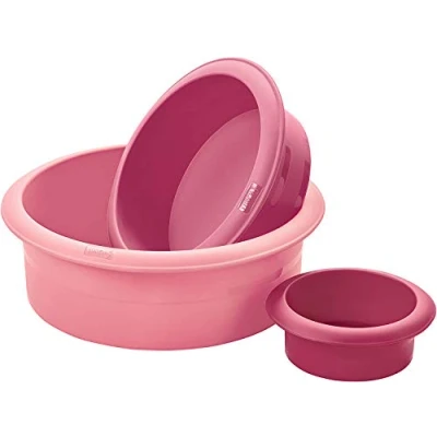 Imagen de Lurch 83022 FlexiForm Tarta Formas de 3 Unidades, 9, 15 y 20,5 cm, Silicona, Multicolor, 25 x 8,5 cm