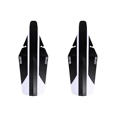 Imagen de ZEFAL Pack Shield Lite XL, Guardabarros Ciclismo, Blanc/Noir, Taille XL 2503
