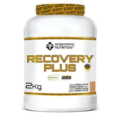 Imagen de Scientiffic Nutrition Recovery Plus, Bebida Post Entreno, Recuperador Muscular con Carbohidratos, Proteina, Creatinna y Electrolitos, en Polvo, Sin Gluten 2Kg