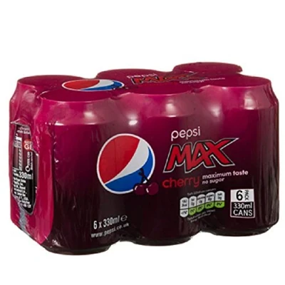 Imagen de Pepsi Max Cereza 330 ml (Pack de 24 x ml)