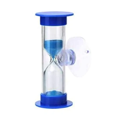 Imagen de Temporizador de ducha 2 minutos para cepillarse los dientes niños con ventosa reloj arena adorno escritorio