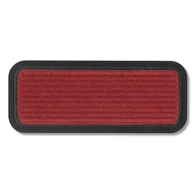 Imagen de ASTRA Felpudos Clean Off Felpudo Antideslizante de Exterior para escalones Resistente 25 x 60 cm Rojo