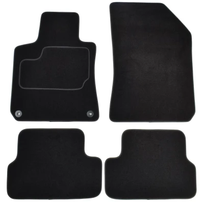 Imagen de MAMMOOTH A041 PGT160 PRM 01 Juego de alfombrillas suelo textil delante y detrás 4 negro PEUGEOT: 308 II Hatchback