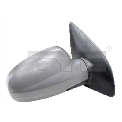 Imagen de Espejo retrovisor Tyc 306 0010 izquierda imprimado para ajuste elect. espejo, convexo, calefactable CHEVROLET: Aveo / Kalos Hatchback, Hatchback
