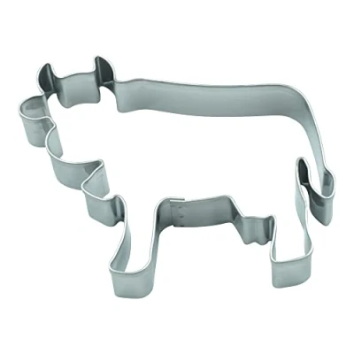 Imagen de BekkiB Molde para galletas &quot;vaca&quot; aprox. 7 cm, cortador de acero inoxidable, apto lavavajillas 98