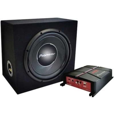 Imagen de Pioneer GXT 3730 B Amplificador mas subwoofer, Set de 2