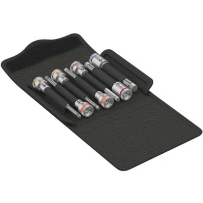 Imagen de WERA 05004176001 Bicycle Set 8 Zyklop juego de vasos 3/8&quot;, 7 partes