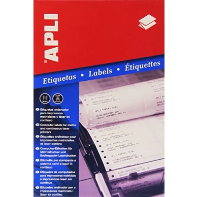 Imagen de APLI 10172 Caja de etiquetas en continuo, 134.6 x 99.4 mm