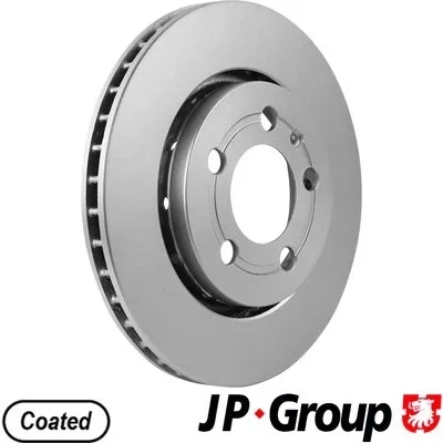 Imagen de JP GROUP 1163207000 Disco de freno Eje trasero 256 22 5 ventilación externa revestido SEAT: Leon I Hatchback, Toledo 2 Limousine, VOLKSWAGEN: Golf 4