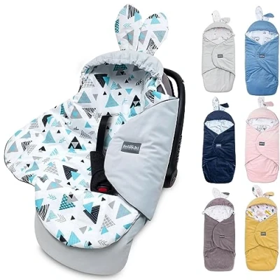 Imagen de Bellochi Saco Capazo Bebe Universal Invierno Acogedor Manta para Cochecitos de Bebé Sillas Paseo o Coche (p.ej. Maxi Cosi y Römer) Tresor